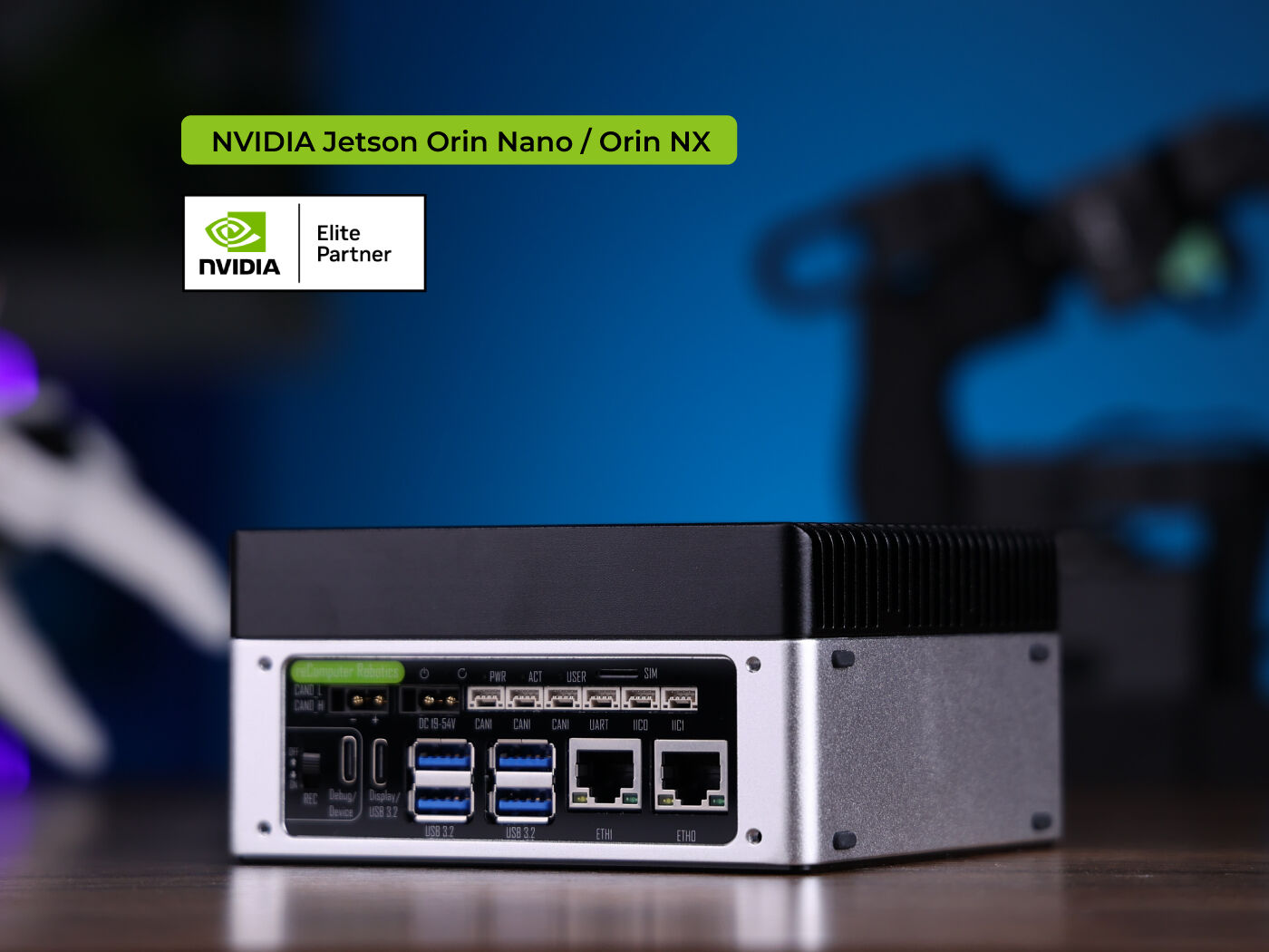 reComputer J3011 Edge AI Computer Device with NVIDIA Jetson Orin Nano 8GB (Support Super Mode),pre-built Jetpack 5.1.1