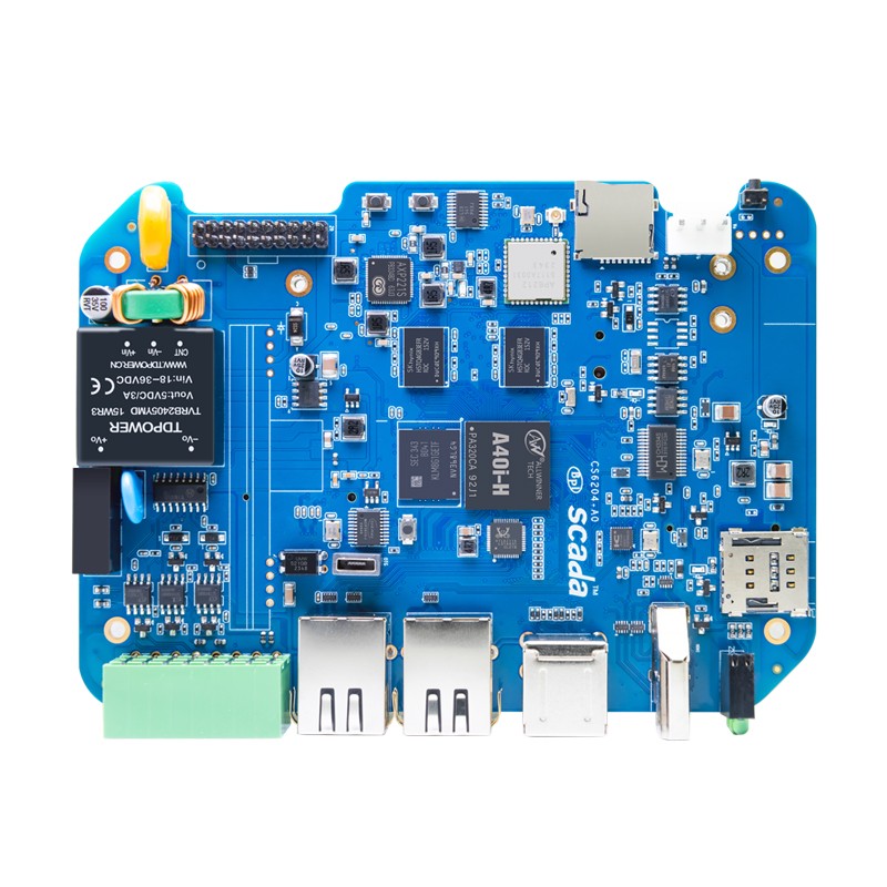 Banana Pi BPI-6204 کامپیوتر تک‌برد صنعتی با پردازنده Allwinner A40I ARM Cortex-A7 چهار هسته‌ای با فرکانس ۱.۲ گیگاهرتز، ۲ گیگابایت حافظه DDR3، ۸ گیگابایت حافظه EMMC، پشتیبانی از هارد دیسک SSD