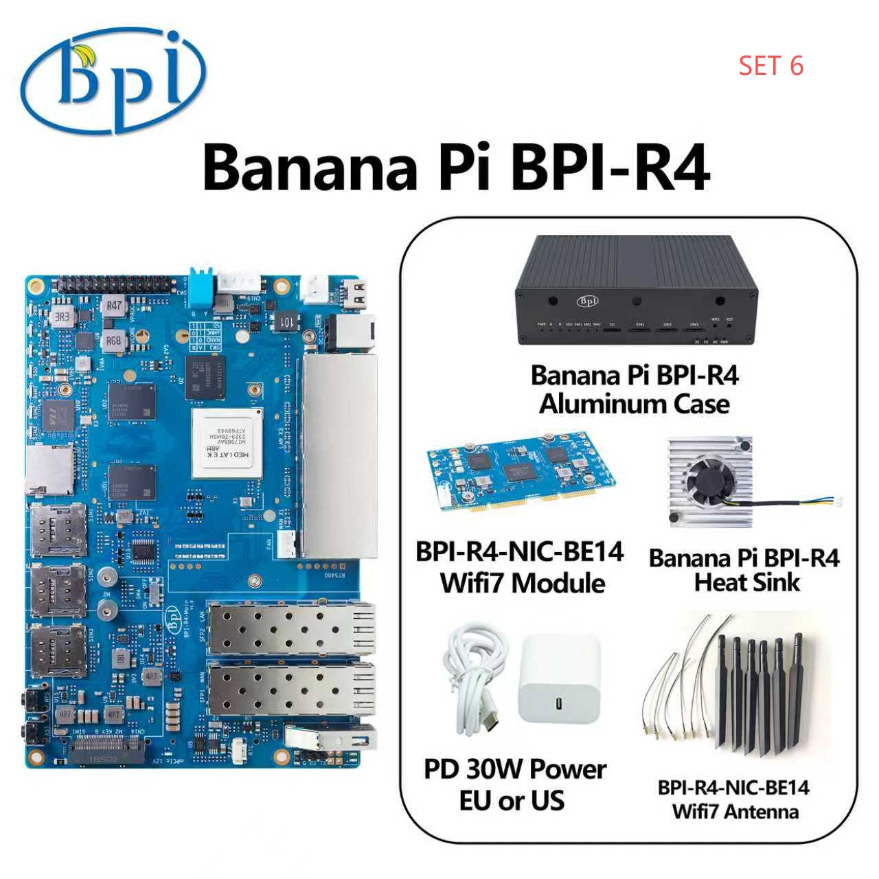 Banana Pi BPI-R4 Package (4G)