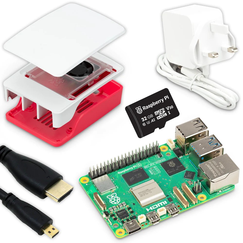Raspberry Pi 5 Starter Kit (16G) – کیت استارتر کامل رزبری پای ۵