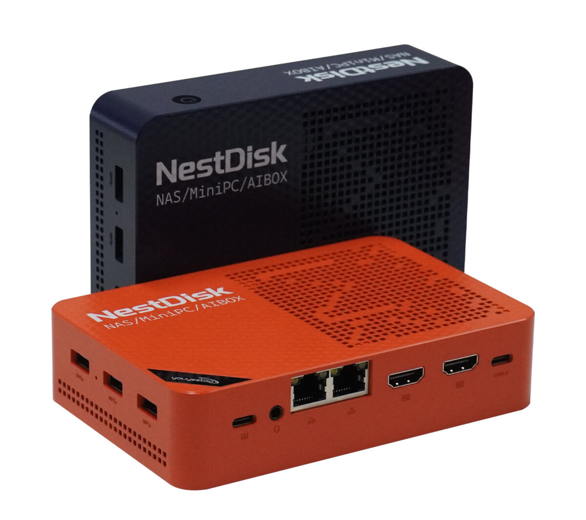 NestDisk – Youyeetoo مینی پی‌سی، NAS و باکس هوش مصنوعی اینتل N150 با چهار اسلات M.2 PCIe