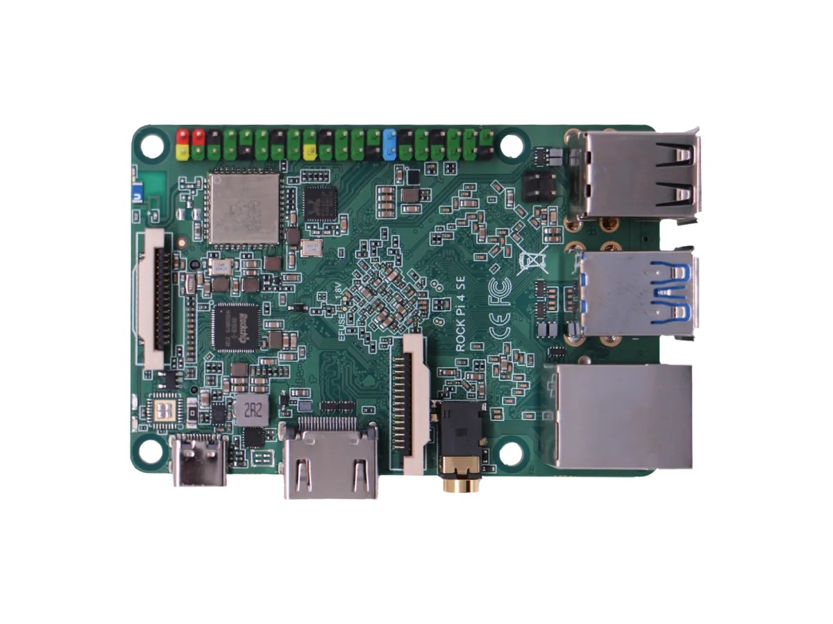 Radxa ROCK 4SE – برد تک‌باندی اقتصادی راک ۴ اس‌ای با RK3399-T (4GB RAM)