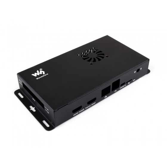 Waveshare CM5 IO Board Metal Case (A) – کیس فلزی حرفه‌ای ویوشر برای رسپبری پای کامپیت ماژول ۵ IO Board