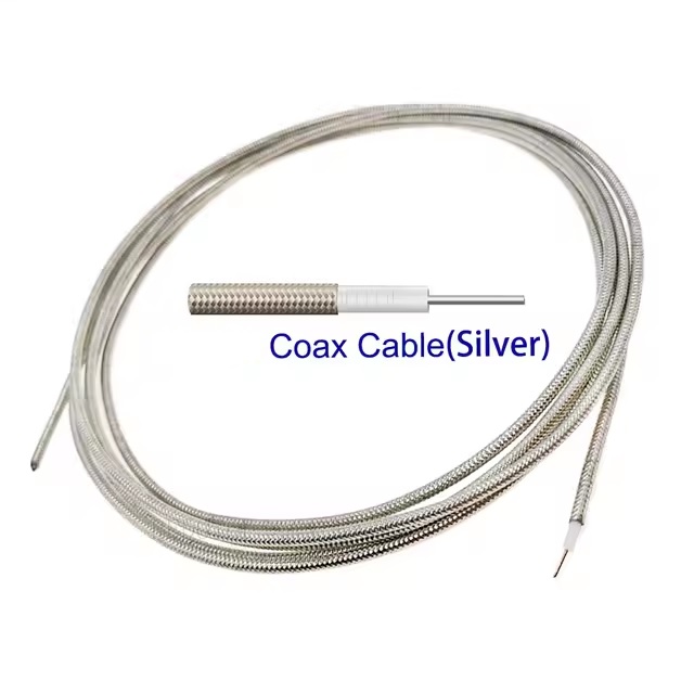 Semi-rigid coaxial cable RG402, 50Ω, PTFE, 3.58mm / اندازه کابل: 1.5 متر