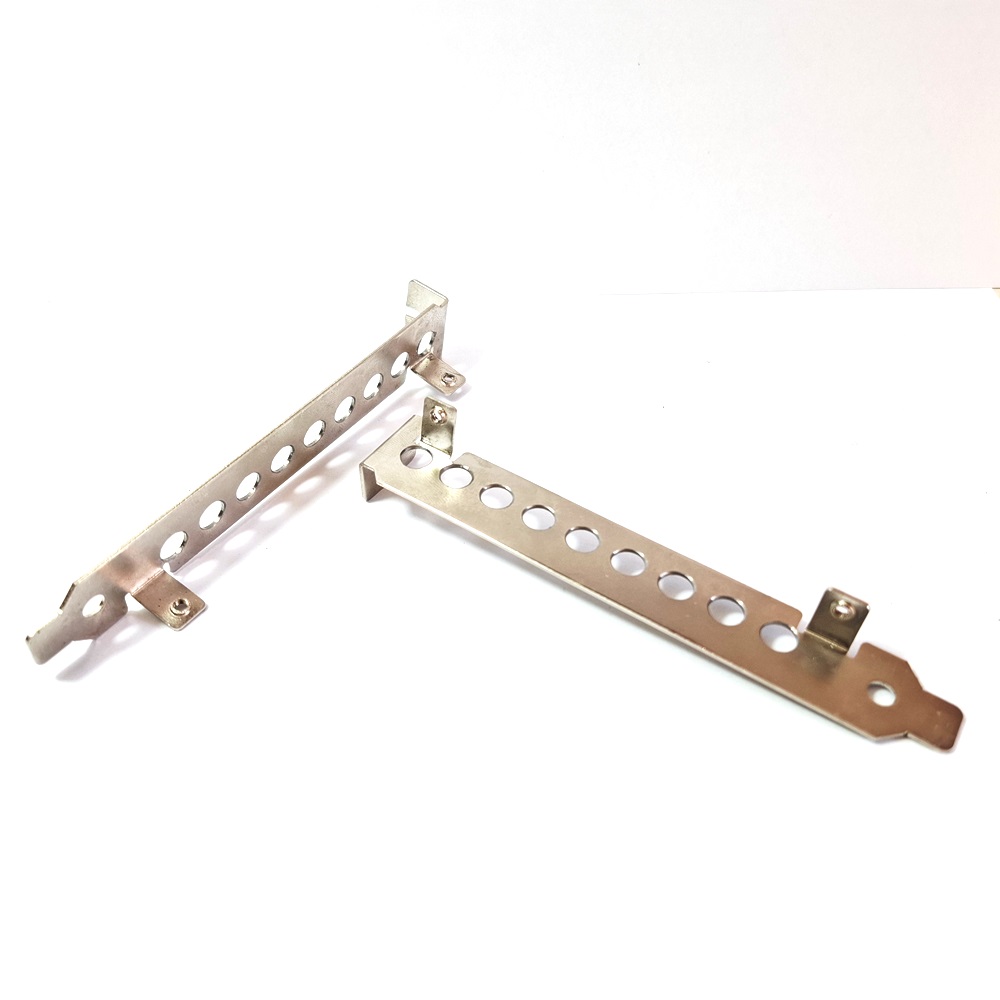 Computer Bracket, 9 Hole , Nickel Plated Steel, PCI (9203)(THG 6201)