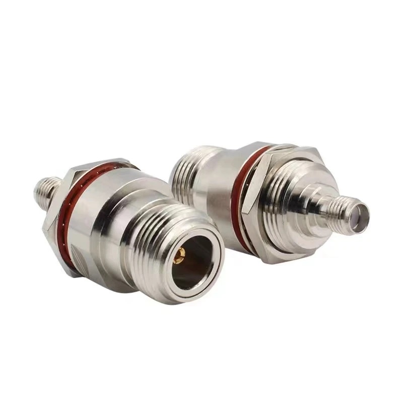 Bulkhead SMA Female (Jack) to N Female (Jack) Adapter