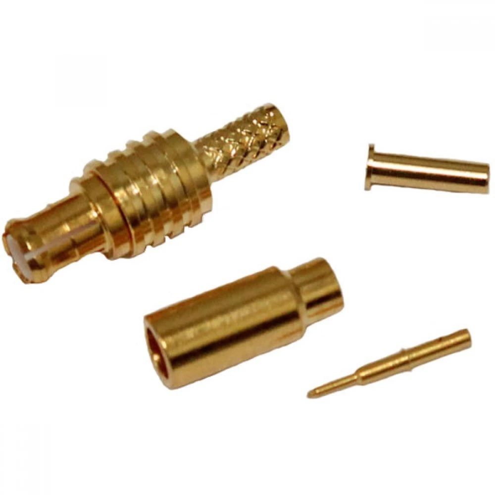 MCX2-5003-RG178 MCX PLUG CRIMP CONNECTOR – Straight – for RG178/ RG316 Cable