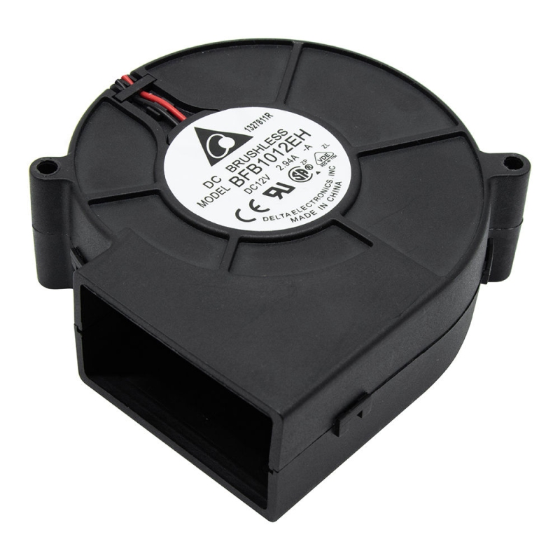 فن براشلس حلزونی 12V سایز 6×6 مارک DELTA مدل BFB1012EH
