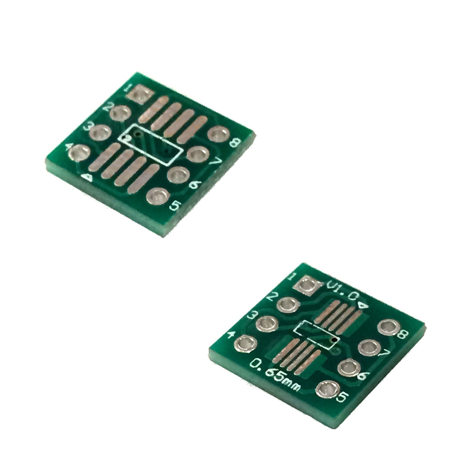 SMD to DIPبرد دو لایه تبدیل SOP8 / SSOP8 / TSSOP8 به DIP8
