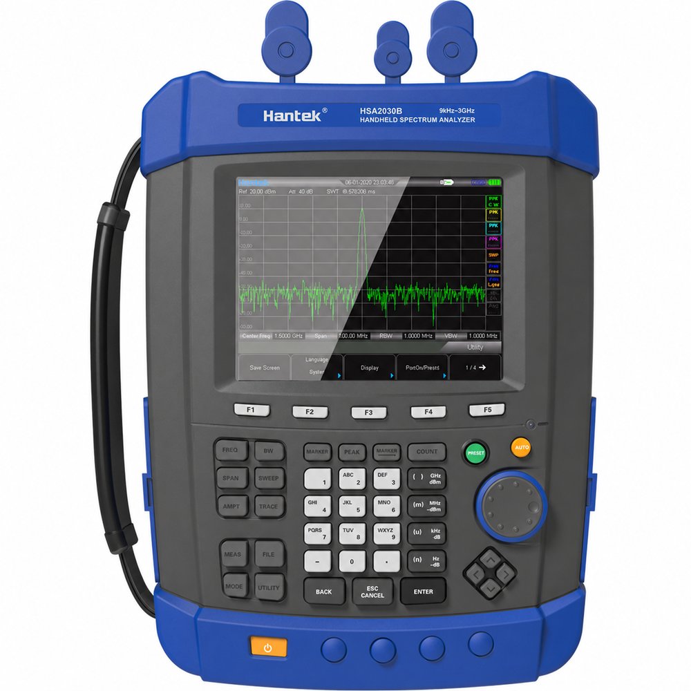 اسپکتروم آنالایزر دستی هانتک مدل HANTEK HSA2030B فرکانس 9kHz تا 3.2GHz با Tracking Generator