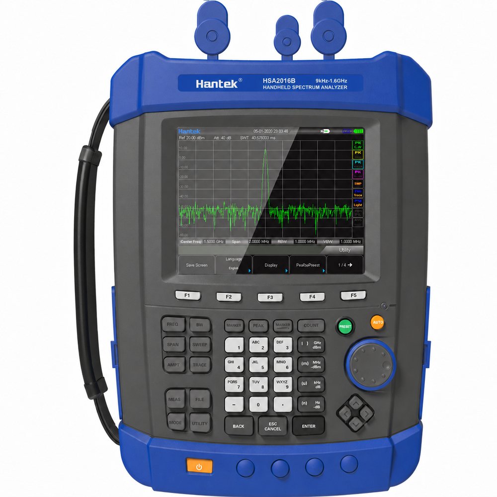اسپکتروم آنالایزر دستی هانتک مدل HANTEK HSA2016B فرکانس 9kHz تا 1.6GHz با Tracking Generator