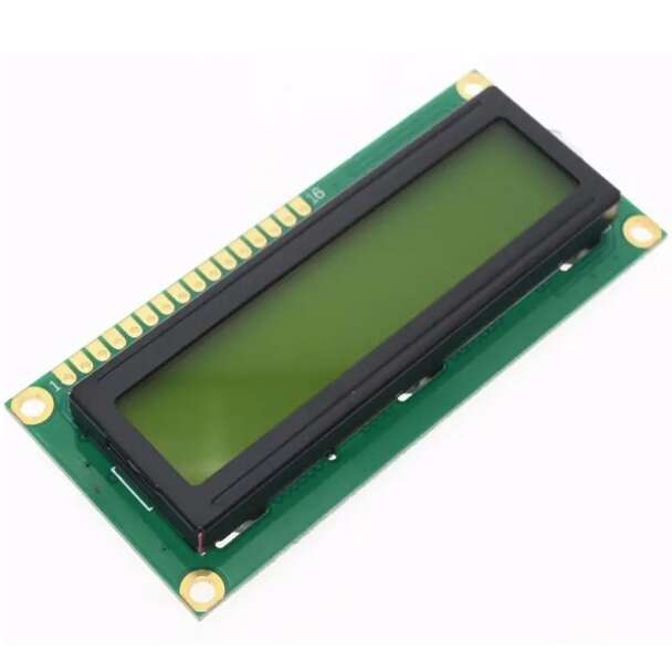 lcd 2*16 کاراکتر رنگ سبز اورجینال