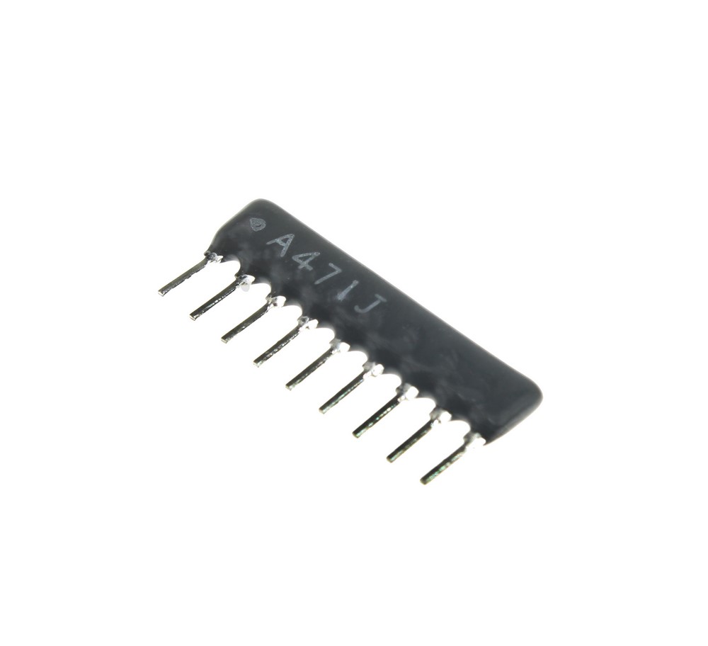 RESISTOR ARRAY 470OHMS 9PIN