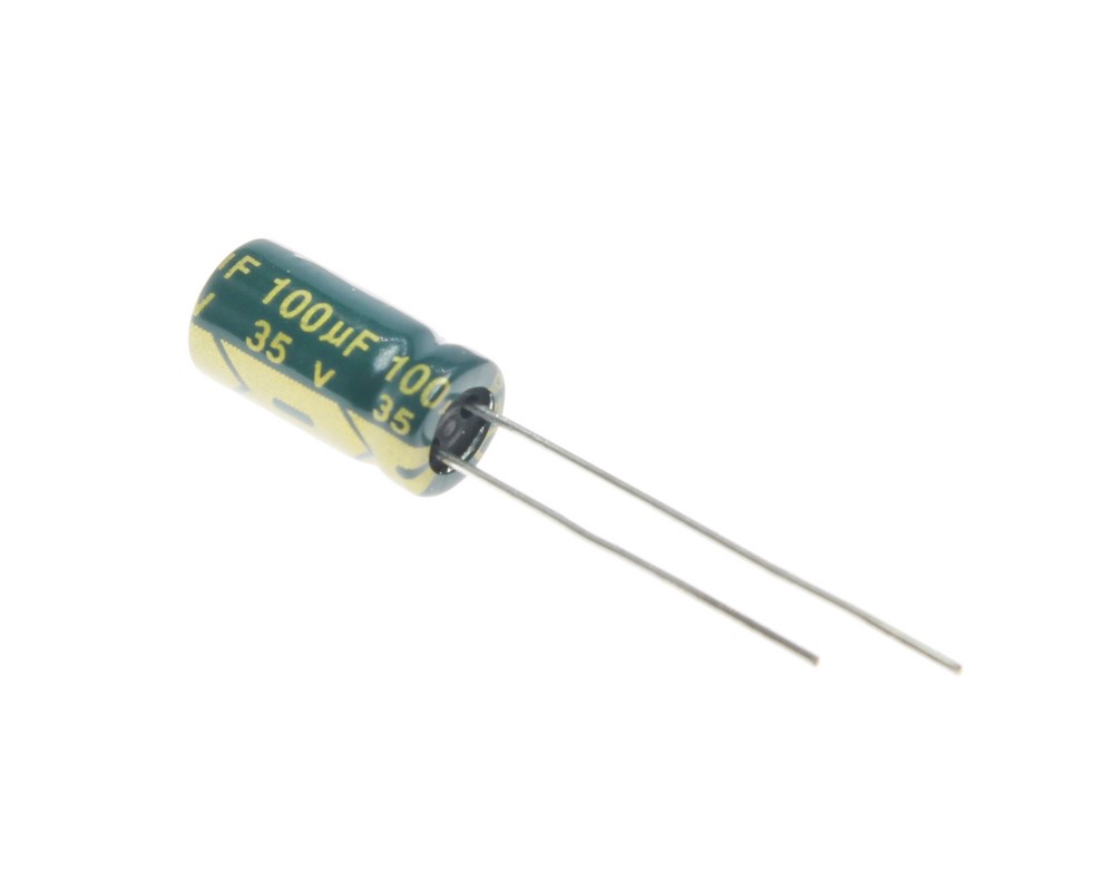 100UF 35V-6.3*12-105C-GREEN