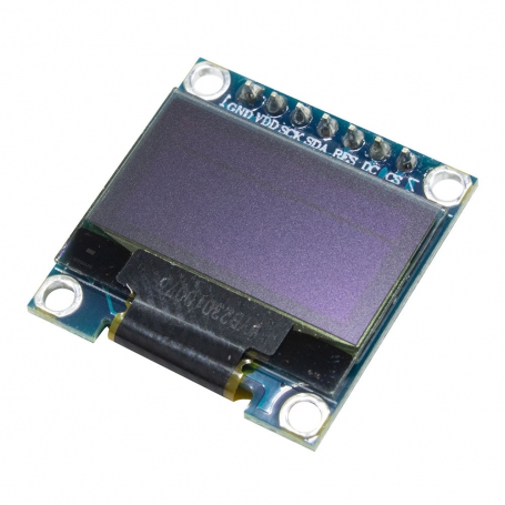 LCD oled 0.96 inch 128*64 آبی-زرد رابط SPI