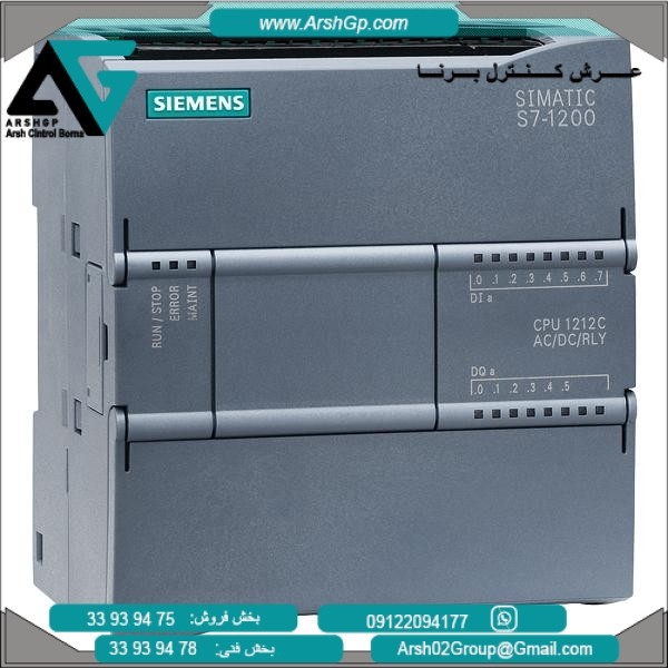 پردازشگر (CPU) مدل CPU 1215C زیمنس DC /DC/DC، از خانواده PLC SIMATIC S7-1200