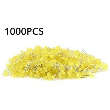 LED YELLOW 3mm (خود رنگ) بسته 1000 عددی