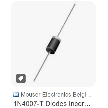 1N4007 (اریجینال برند DIODES)