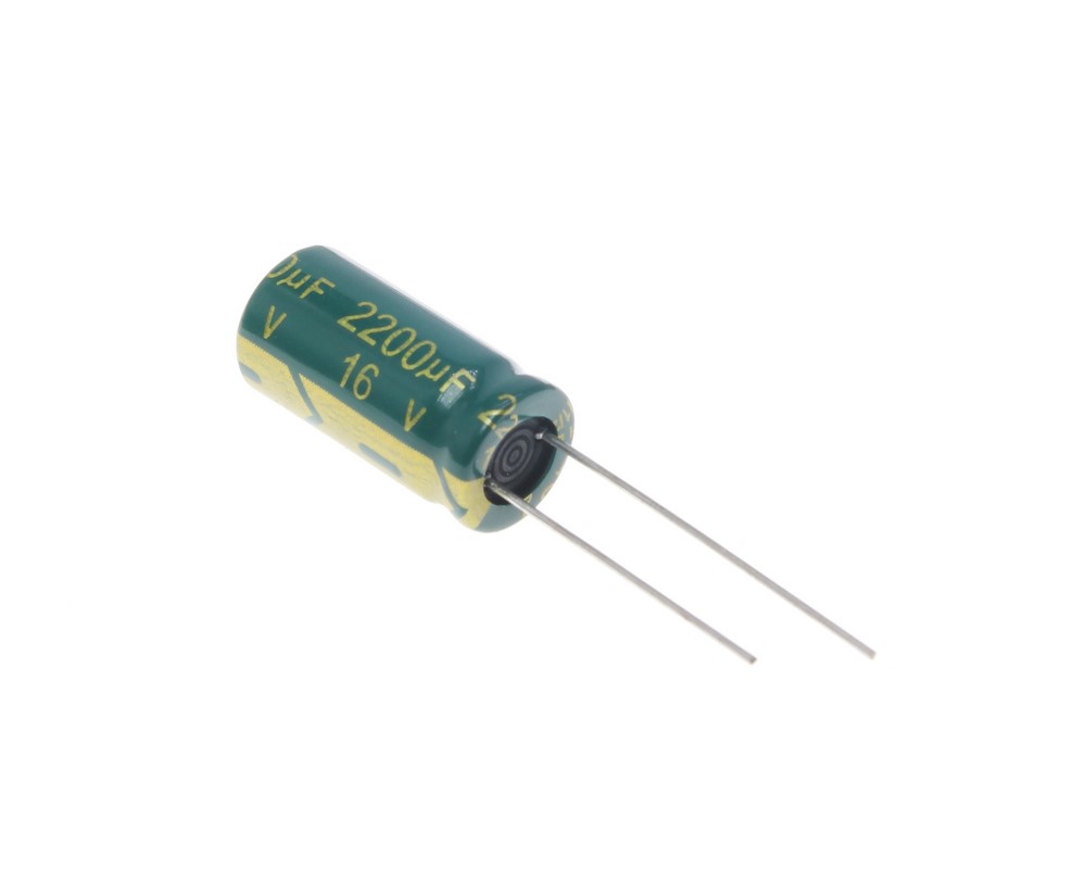 2200UF 16V-10*20-105C-GREEN