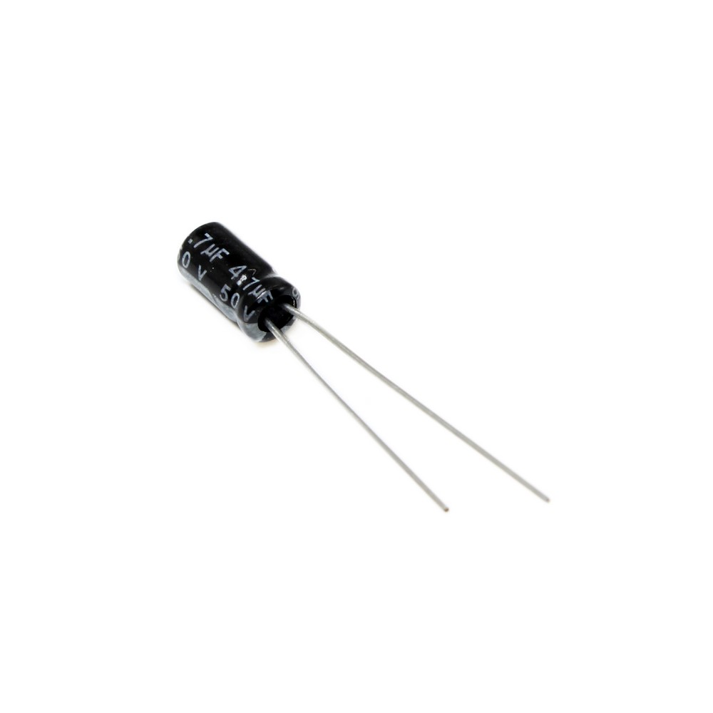 4.7UF 50V-4*7-105C-BLACK