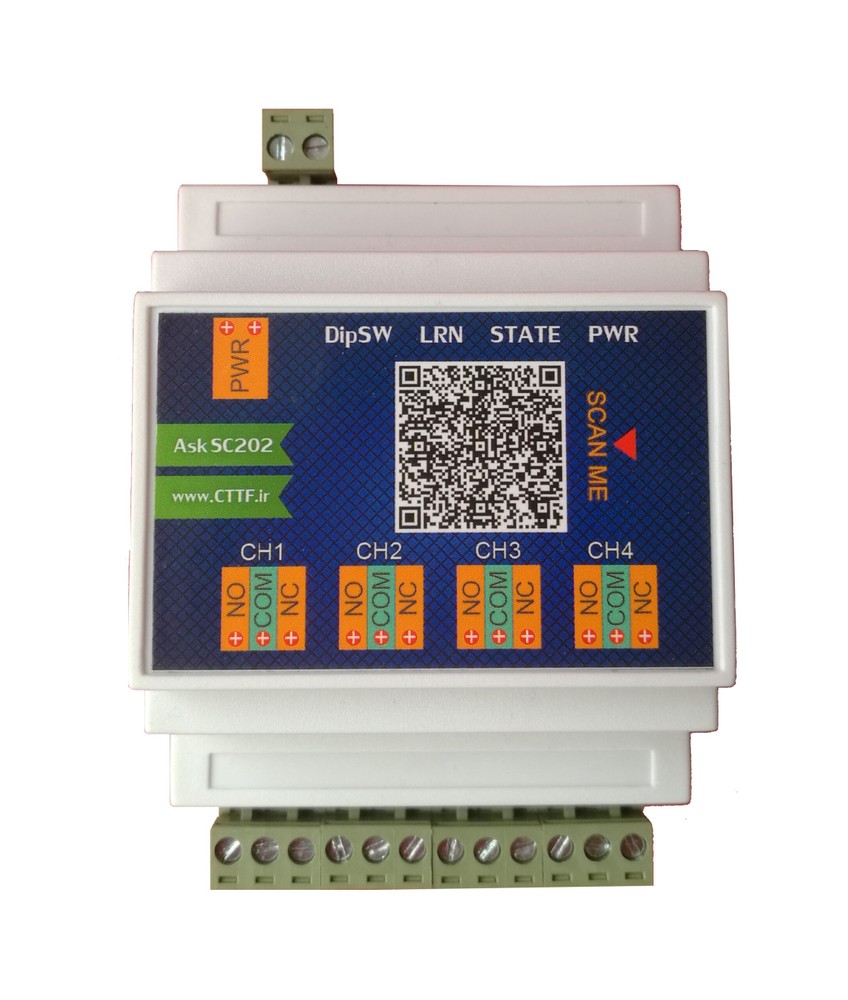 گیرنده چهار کانال ASK 315MHZ مدل SC202