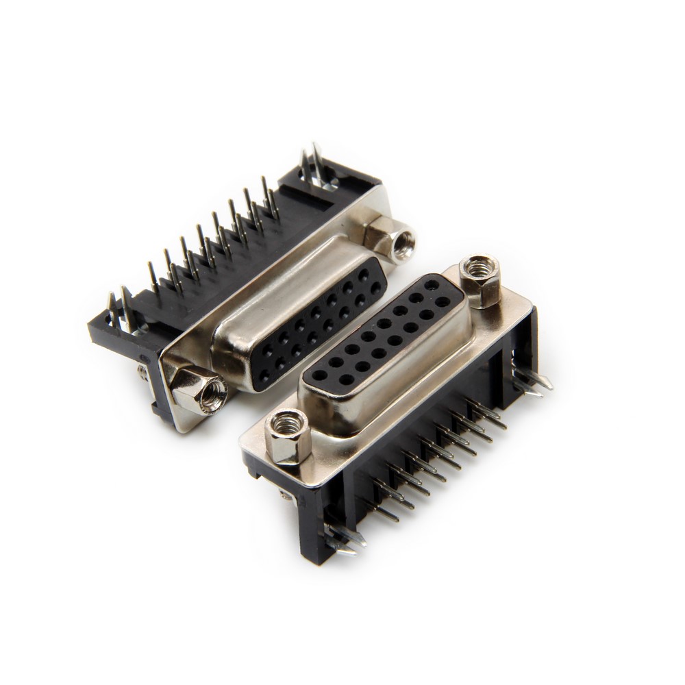 DB15 PIN D-SUB RIGHT ANGEL FEMALE