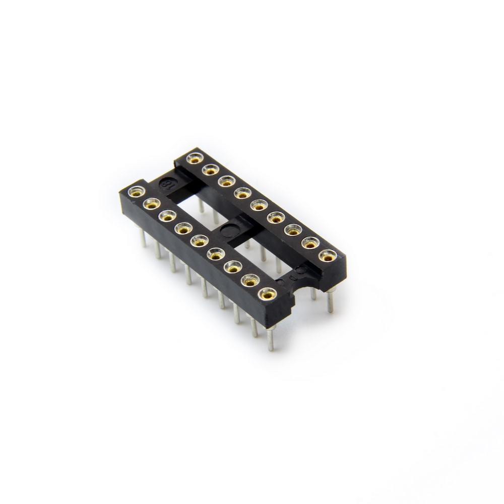 IC SOCKET 18 PIN ROUND HOLE