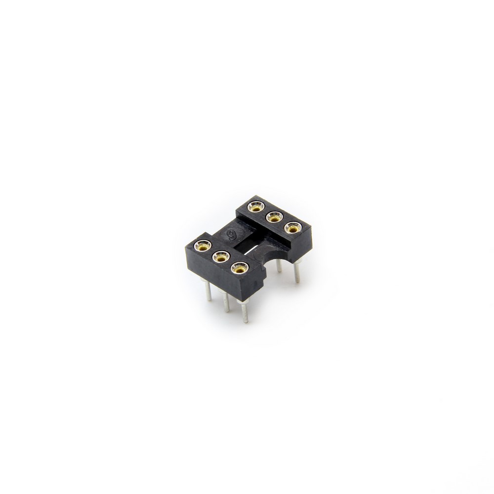 IC SOCKET 6 PIN ROUND HOLE