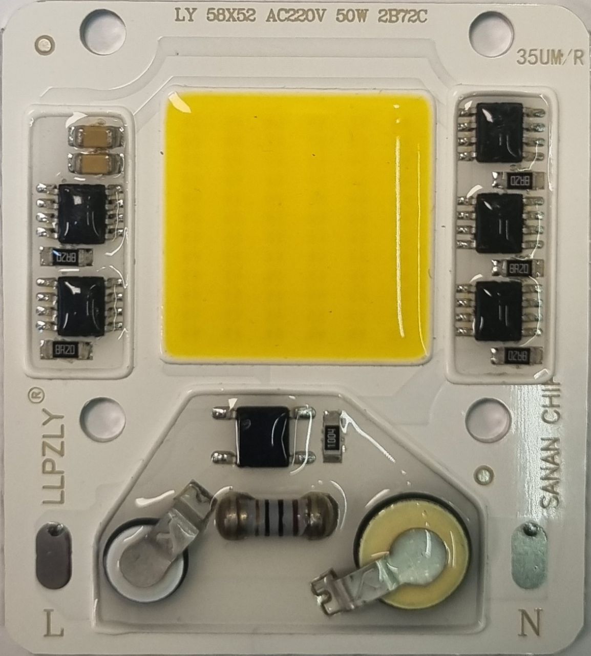 Projector chip 50w LY/چیپ پرژکتور 50 وات ال وای آفتابی