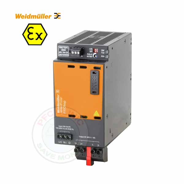 تغذیه ضد انفجار وایدمولر PRO TOP1 480W 48V 10A EX