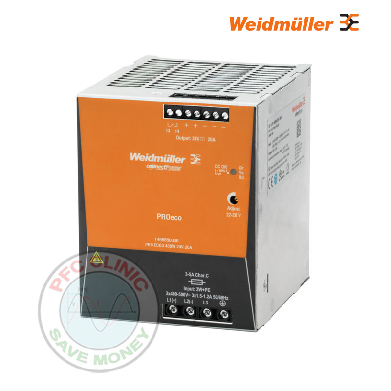 تغذیه وایدمولر PRO ECO3 480W 24V 20A