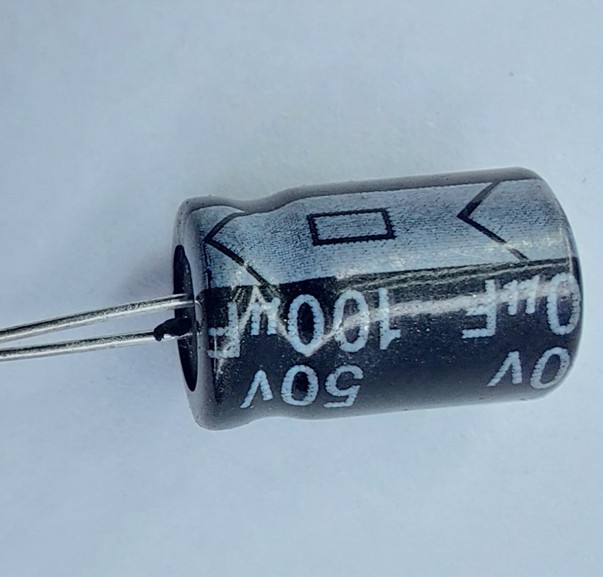 Aluminum Electrolytic Capacitors 100UF 50V 8*12mm BLACK