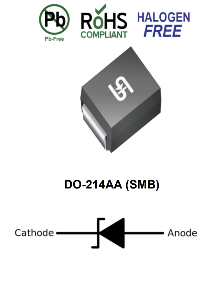 Zener Diode 36V 3W 5% SMD(ORIGINAL)
