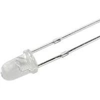 LED سفید شیشه ای – 3mm