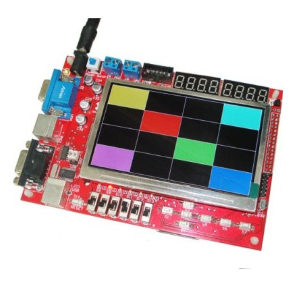 برد آموزشی FPGA های XC3S500EPQ208 – XILINX (سری Spartan3E) مدل NSK114