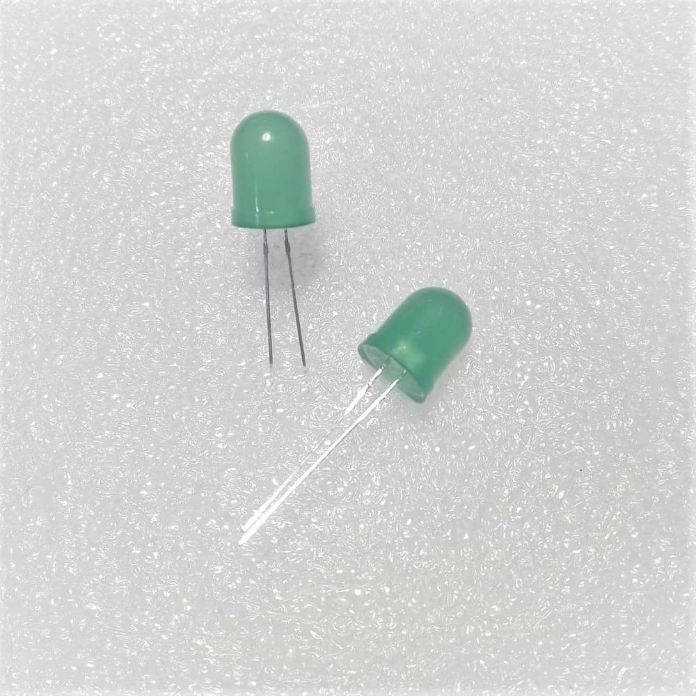 SS10GSCDD LED GREEN 10MM SANSEN