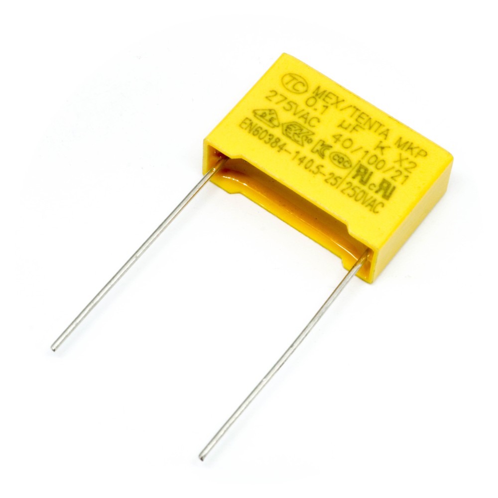 MKT CAPACITOR 100NF 275 X2 15MM