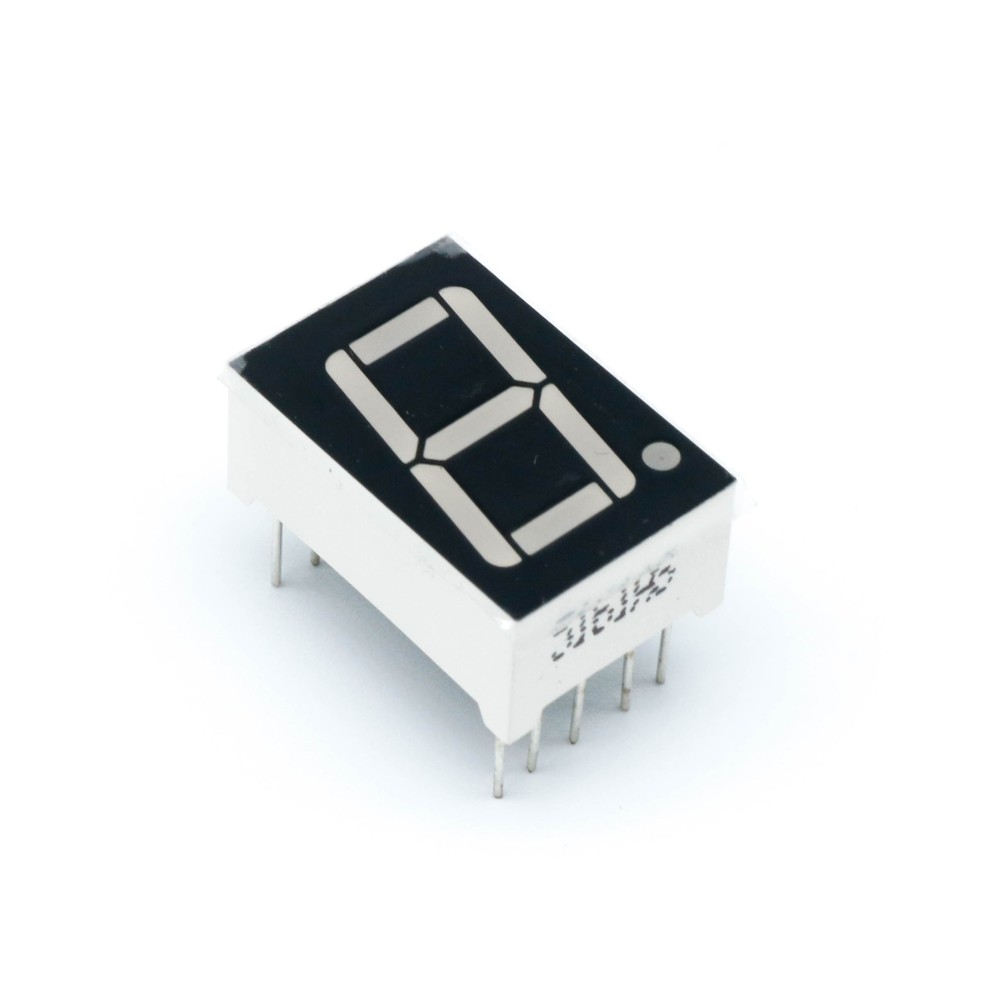7SEGMENT DISPLAY 1DIGIT COMMON CATHODE 13*19 RED