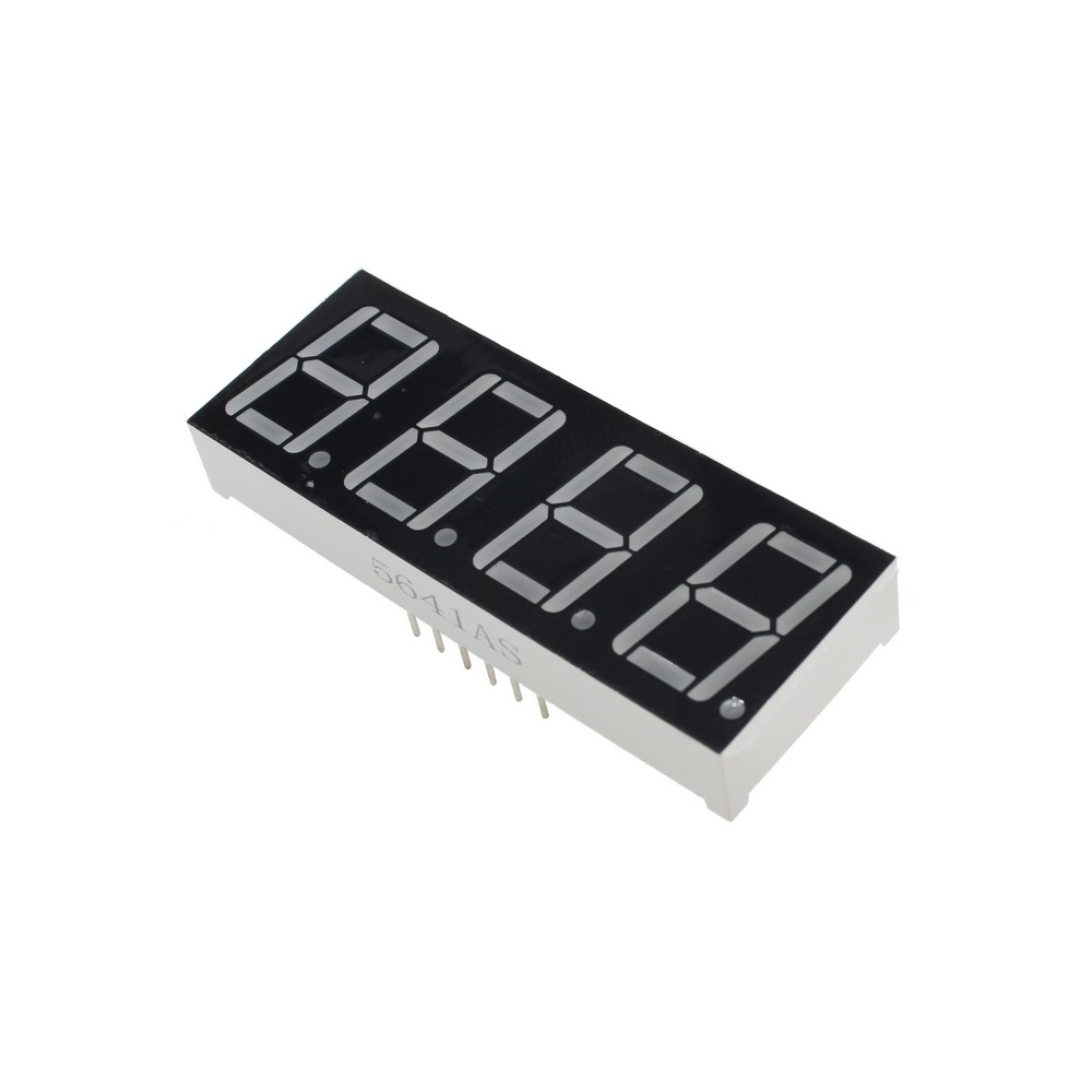 7SEGMENT DISPLAY 4DIGIT COMMON CATHODE 19*51 RED