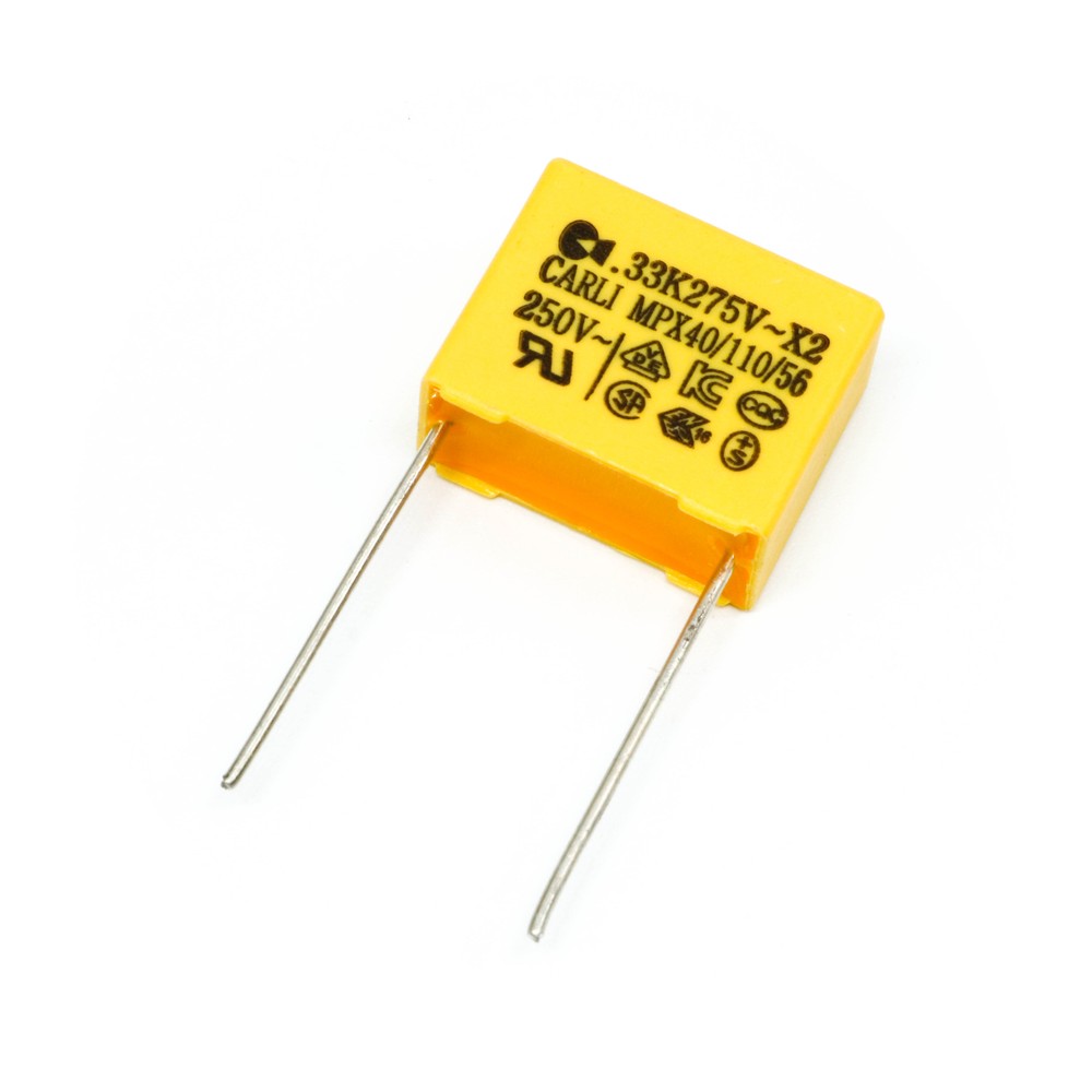 MKT CAPACITOR 330NF 275 X2 15MM