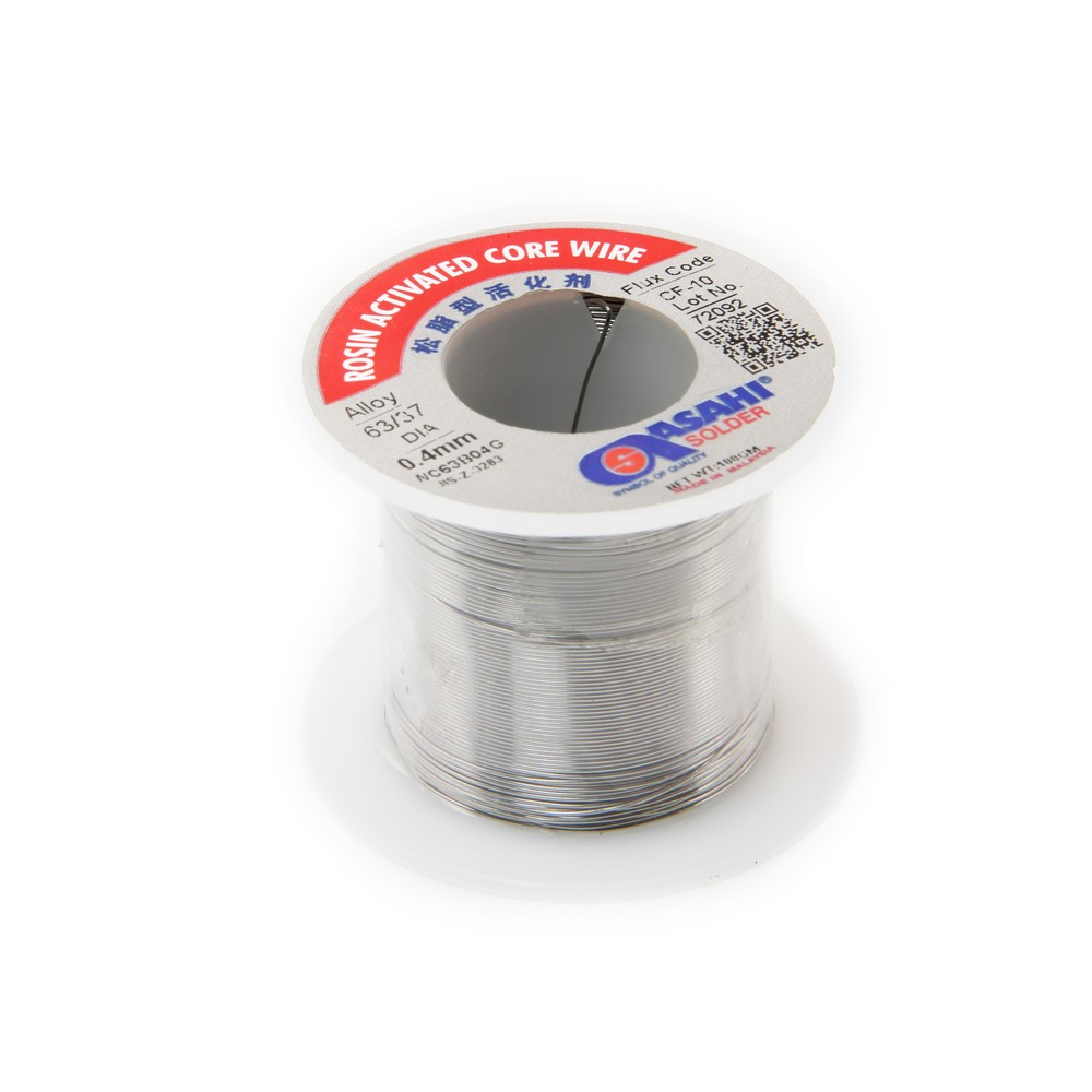 SOLDER WIRE 0.4MM (100G) SN63PB37 CF-10