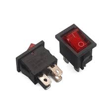 LIGHT ROCKER SWITCH 4P 2C 15*21