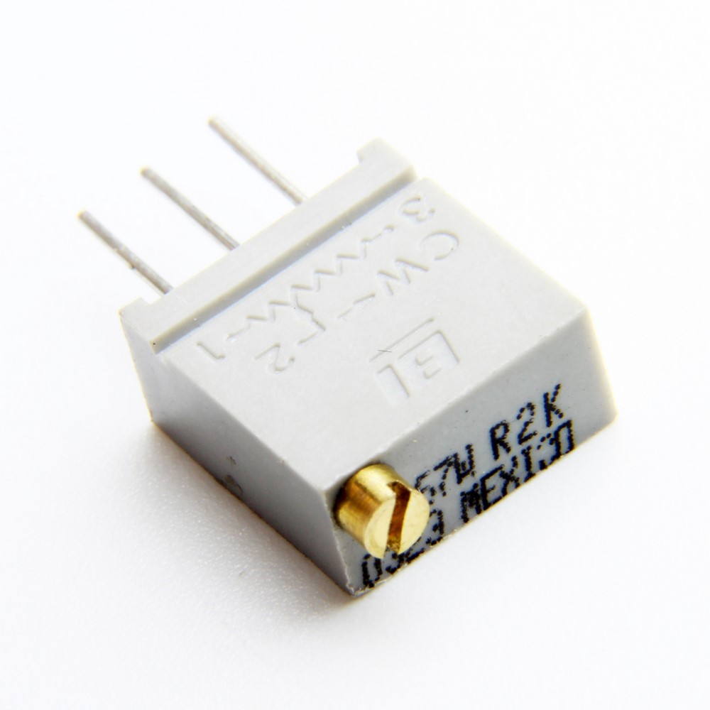 MULTITURN TRIMMING POTENTIOMETER 2KOHMS GRAY