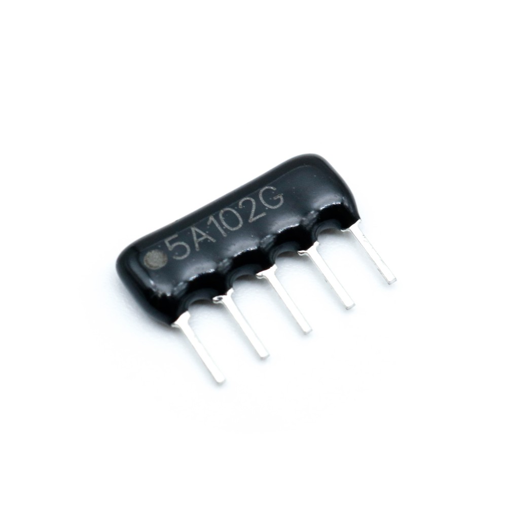 RESISTOR ARRAY 1KOHMS 5PIN