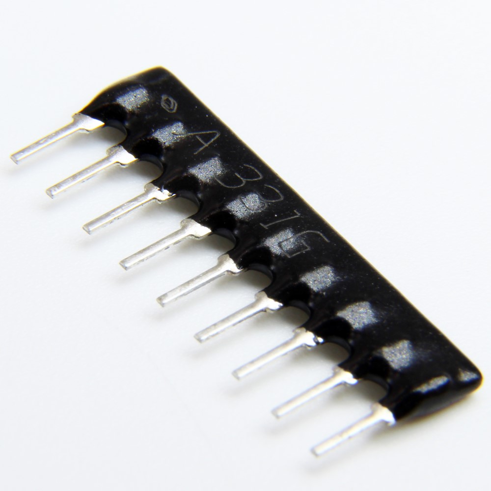 RESISTOR ARRAY 330OHM 9PIN