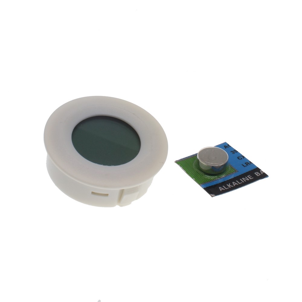 THERMOMETER / HUMIDITY METER WHITE