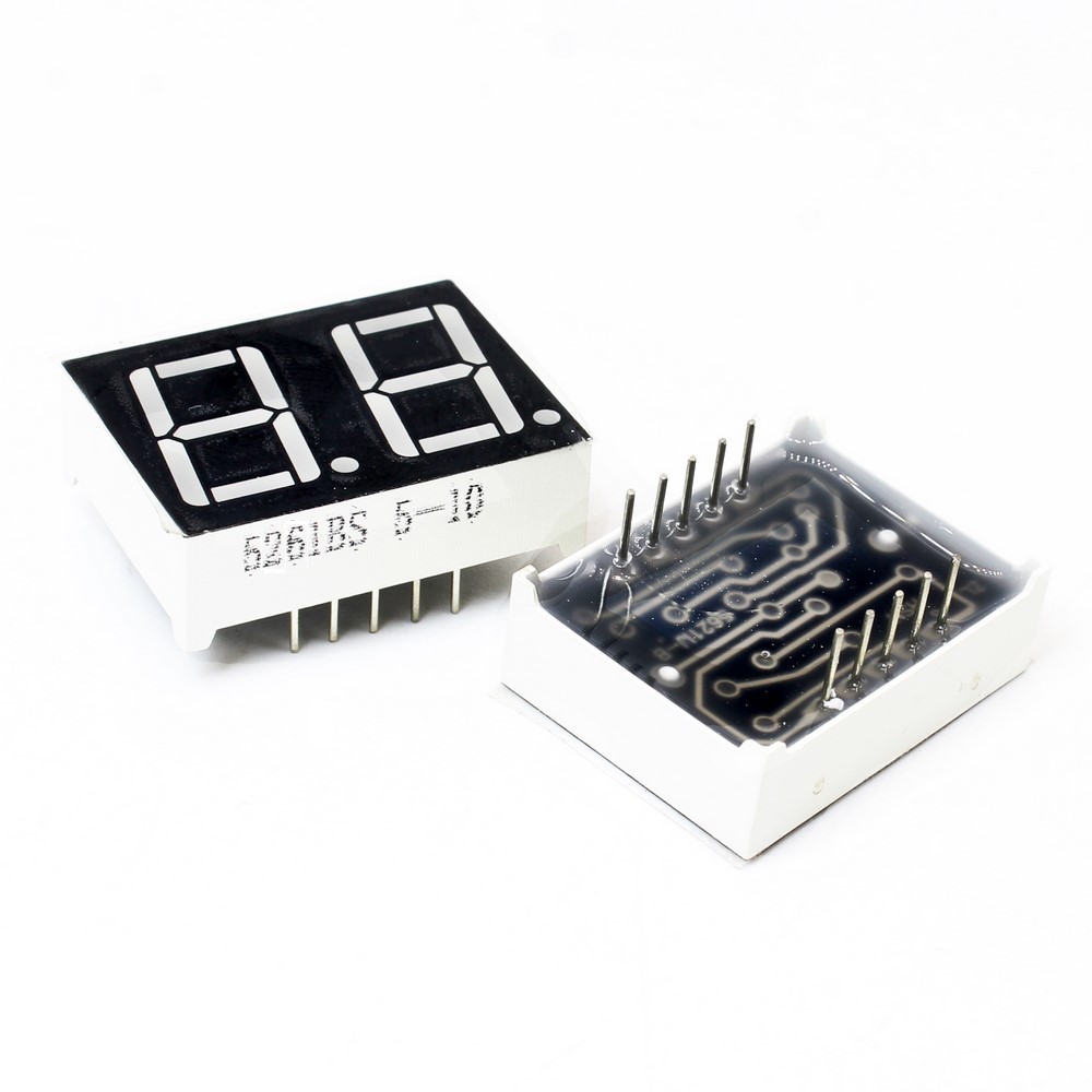 7SEGMENT DISPLAY 2DIGIT COMMON ANODE 19*25 RED (10PIN)