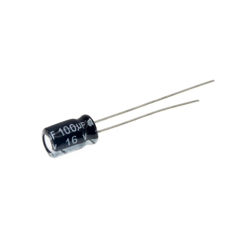 100UF 16V-5*11-105C-BLACK
