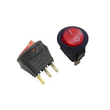 LIGHT ROCKER SWITCH 3P 2C (16.5MM) BRASS