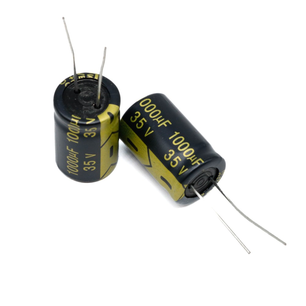 1000UF 35V-13*21-105C-BLACK & GOLD